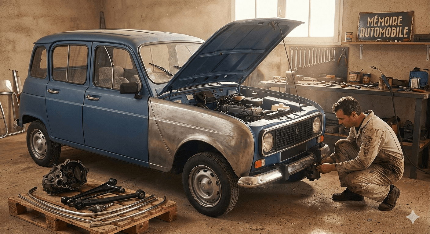 Quel budget prévoir pour restaurer une Renault 4 ?