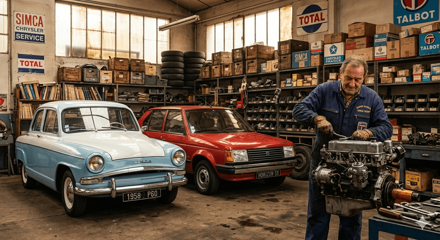 Visite du Garage Clément : Le Sanctuaire des Simca, Talbot et de l'Excellence Mécanique
